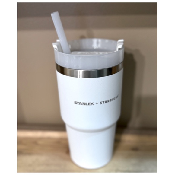 NEW Stanley + Starbucks Taiwan White Stainless Tumbler - Picture 4 of 10